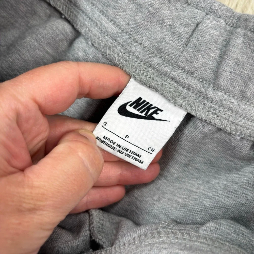 Nike Men's S Gray Tech Men's Fleece Joggers Streetwear Athleisure Blokecore